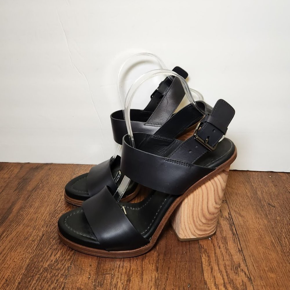 Vince Black Heeled Sandals View 2